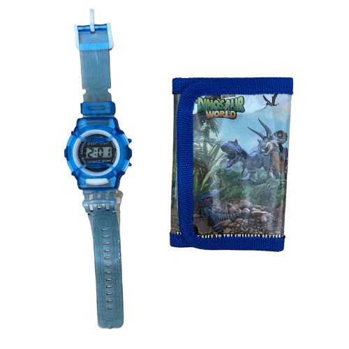 RELOJ CON BILLETERA DINOSAURIO | Juguetes Buffalo Colombia