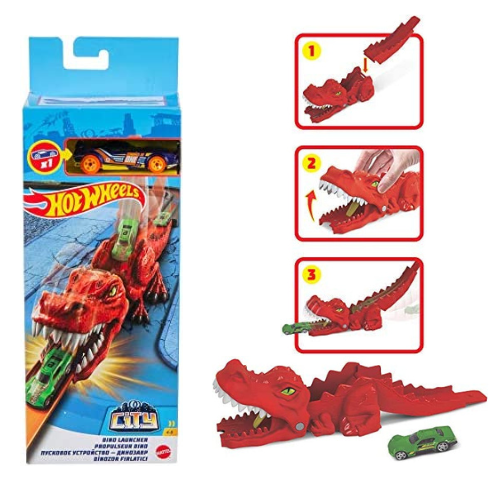 HOT WHEELS LANZADOR DINOSAURIO | Juguetes Buffalo Colombia