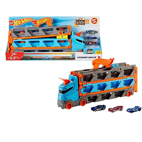 HOT WHEELS REMOLQUE PISTA DE CARRERAS | Juguetes Buffalo Colombia